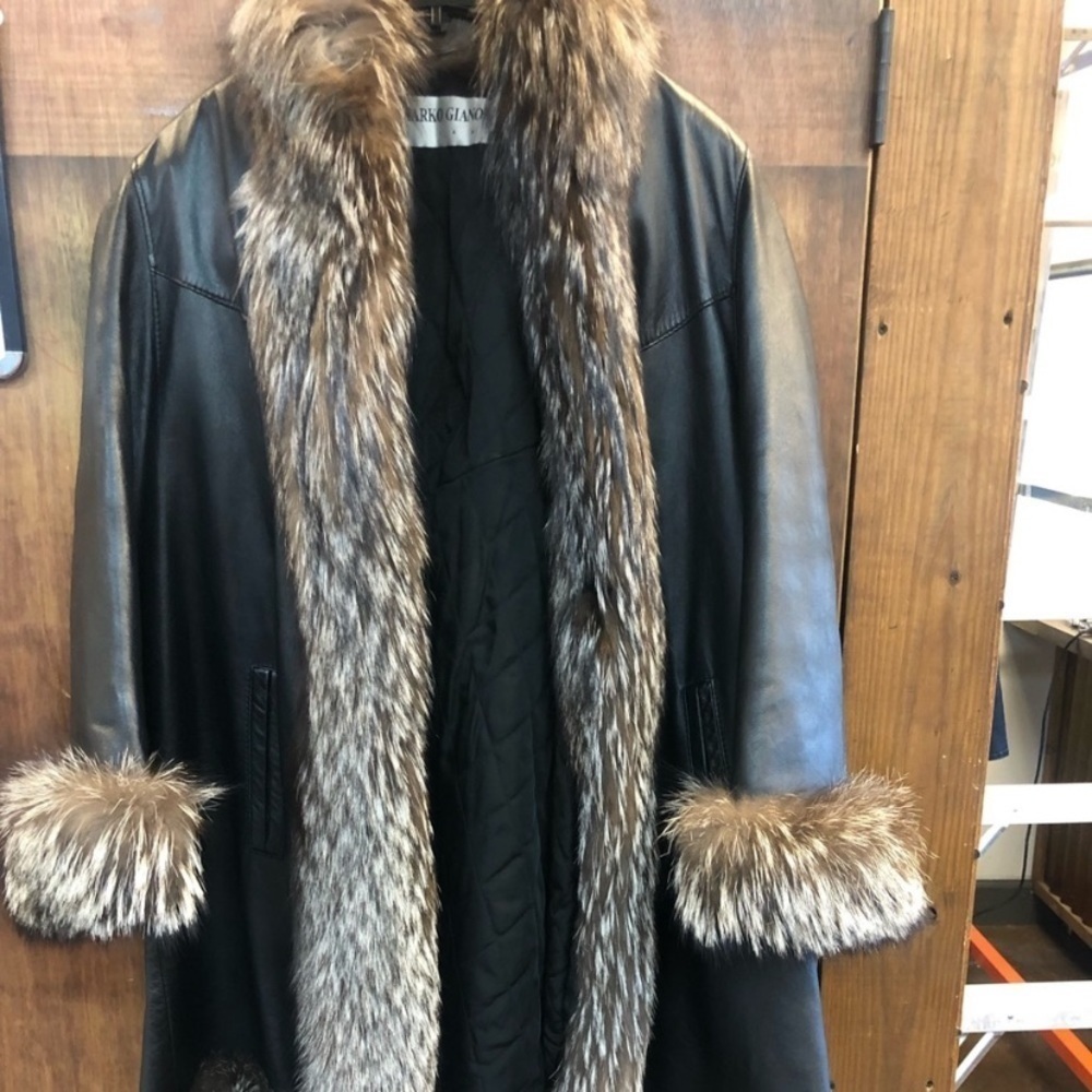 Vintage Marco gianotti Italian fur coat​​​​​​